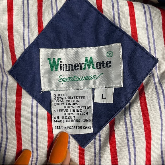 WinnerMate Navy Windbreaker - Picture 2 of 4